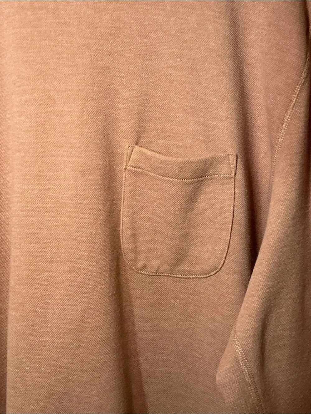 Vuori Men's Crewneck Sweater in Taupe Brown